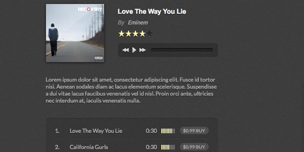 html5 player HTML5 Music Player Plugin For jQuery