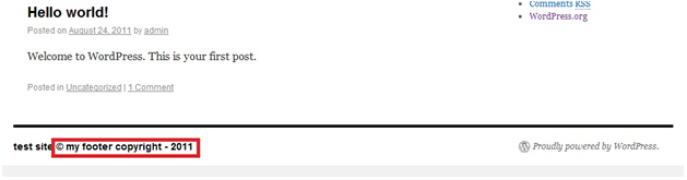 blogfreakz pic 3 How to autoupdate copyright year