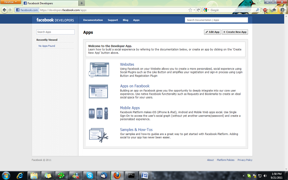 facebook developers How to Integrate your WordPress blog into Facebook