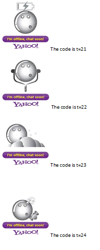 yahoo 21 24 How to Display your yahoo messenger online status on your blog