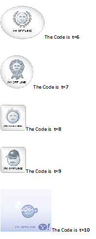 yahoo 6 10 How to Display your yahoo messenger online status on your blog