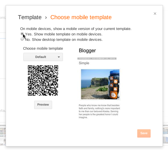 blogger main menu 3 How To Enable Mobile Templates on Blogger