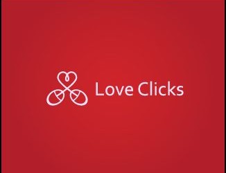 Love Clicks 326x250 30+ Creative Heart Logos