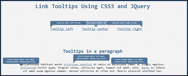 Tooltips Create Linked Tooltips Using CSS3 and jQuery
