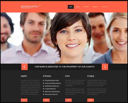 Business WP Theme with Featured Image Slider on Front Page 15 WordPress Business Themes