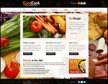 Cooking Site Cooking Site 40 Free HTML5 and CSS Templates