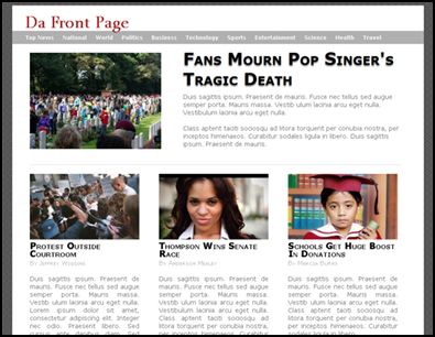 Da Font Page Da Font Page 40 Free HTML5 and CSS Templates