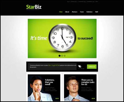 Dual Color Business Theme 15 WordPress Business Themes