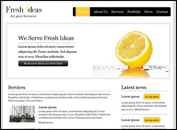 Freshideas Freshideas 40 Free HTML5 and CSS Templates