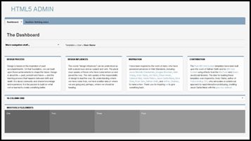HTML5 Admin HTML5 Admin 40 Free HTML5 and CSS Templates