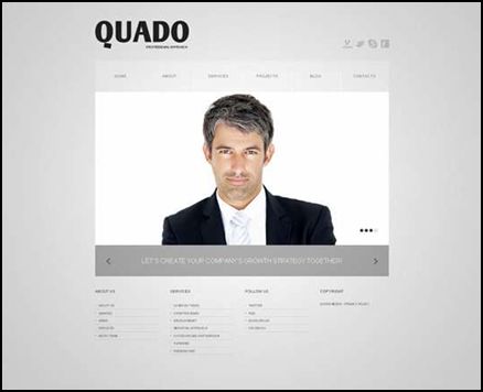 Minimal Style WP Theme for Business Company 15 WordPress Business Themes