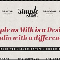 Simple as Milk 200x200 30 Inspiring Vintage Web Designs