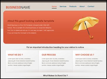 Small business Small business 40 Free HTML5 and CSS Templates
