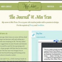 The Journal of Min Tran 200x200 30 Inspiring Vintage Web Designs