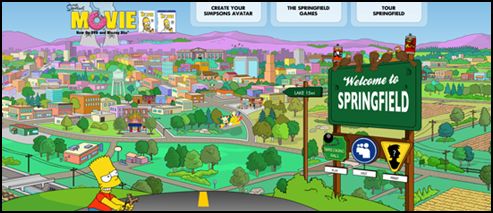 The Simpsons Movie 20 Movie Sites That Can Inspire Your Design 