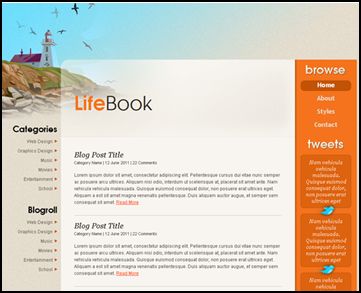 Lifebook lifebook 40 Free HTML5 and CSS Templates