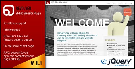 revolver Make Your Website Behave Like An Image Slider With Revolver Plugin