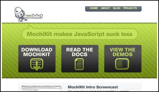 Mochikit Mochikit – Lightweight Javascript Library