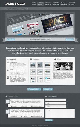 ScreenHunter_172 Sep. 11 11.02 ScreenHunter 172 Sep. 11 11.02 Creating a Sleek Dark Portfolio Design