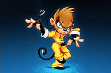 Monkey ScreenHunter 2065 Jul. 11 17.50 Creating a Cool Drunken Monkey Illustration