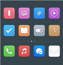 iOS7 ScreenHunter 2065 Jul. 23 20.07 Flat Icon Design Inspiration For Mobile Phone