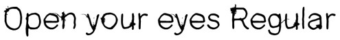 Open-Your-Eyes-font